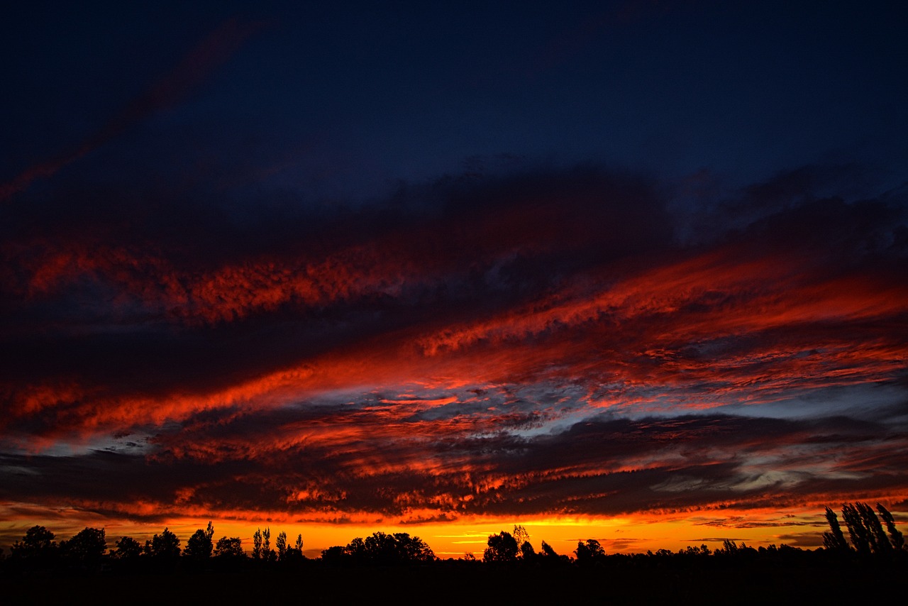 sunset  panoramic  outdoors free photo