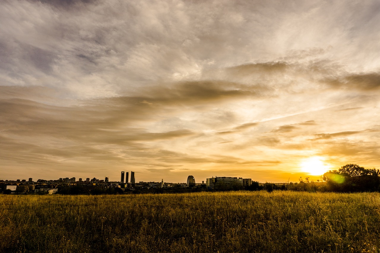 sunset  nature  panoramic free photo