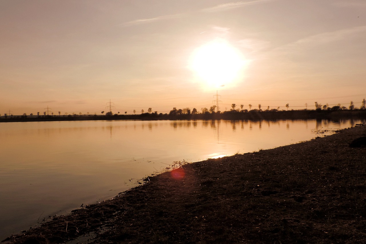 sunset  waters  twilight free photo