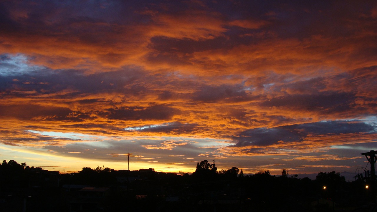 sunset  dawn  panoramic free photo