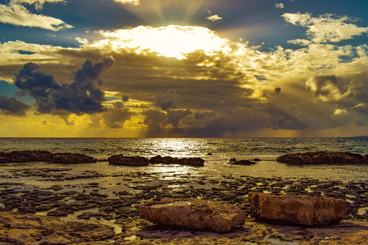 sunset  sea  beach free photo