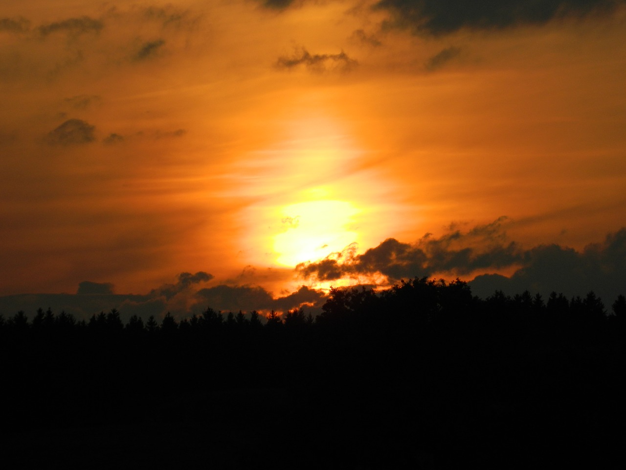 sunset  abendstimmung  romance free photo