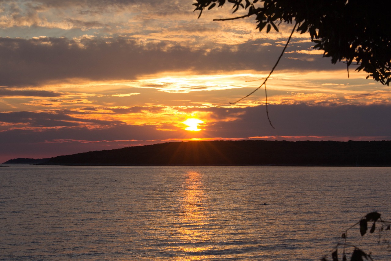 sunset  evening  red free photo