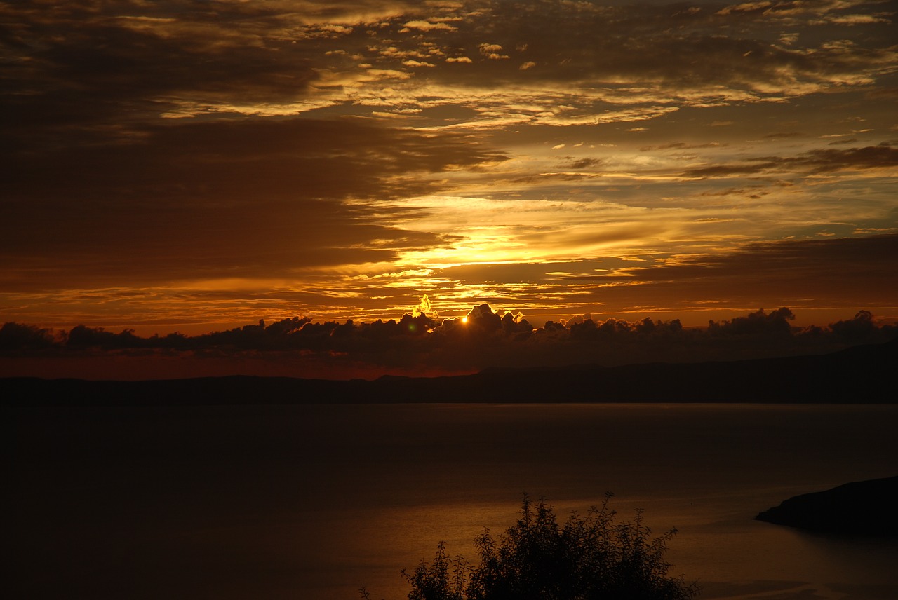 sunset  greece  sea free photo