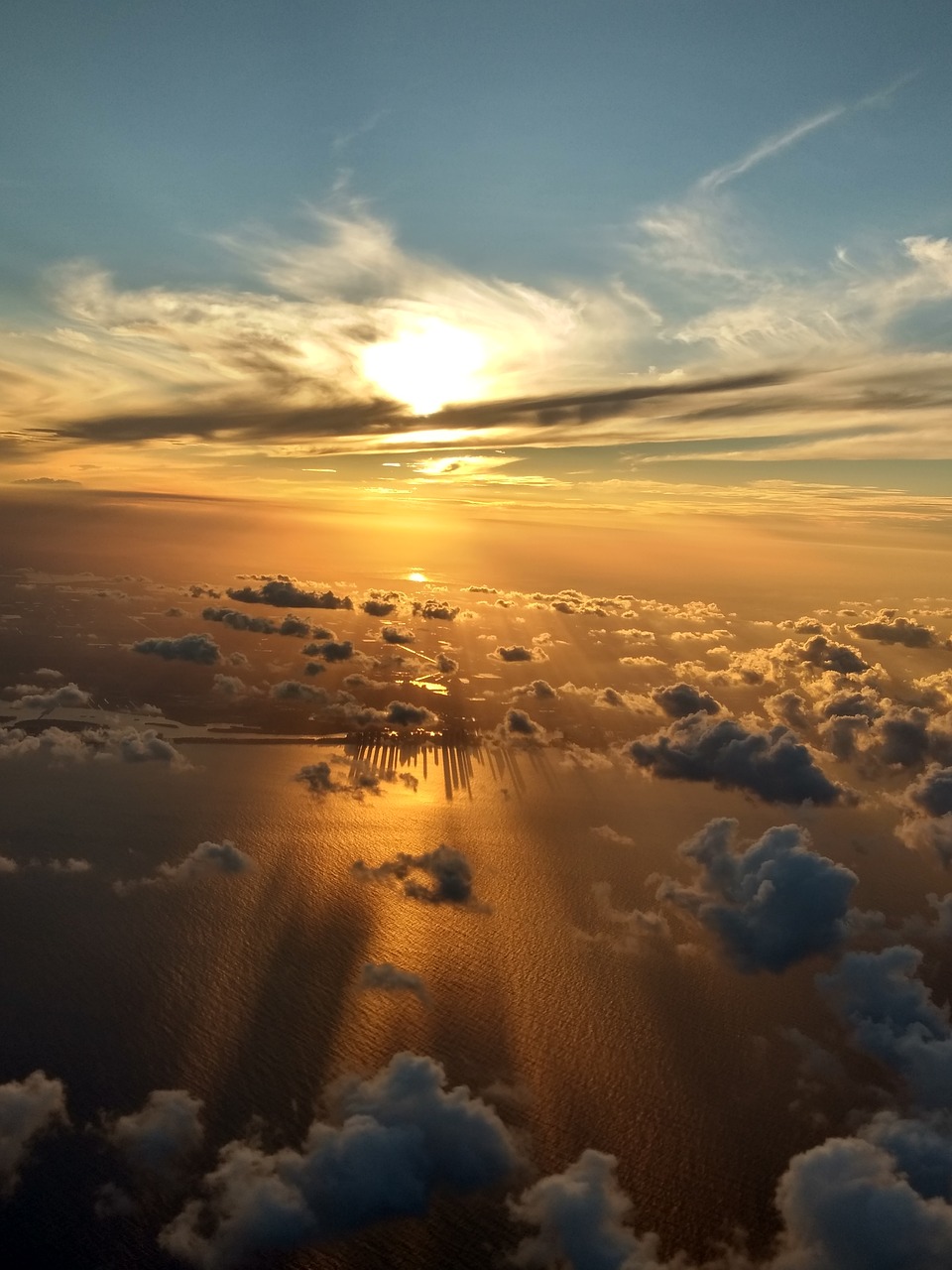 sunset  clouds  nature free photo