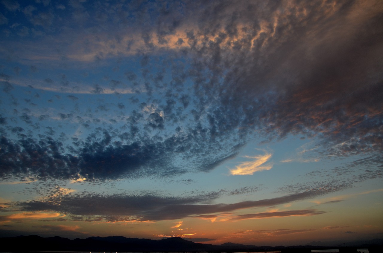 sunset  clouds  nature free photo