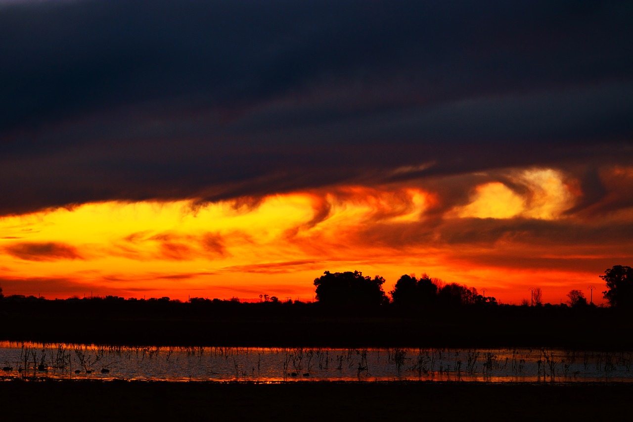 sunset  landscape  sun free photo