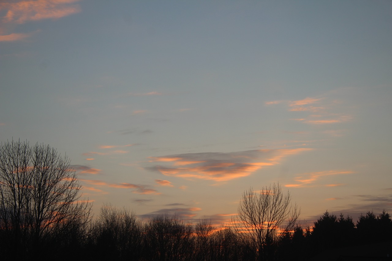 sunset  clouds  sky free photo