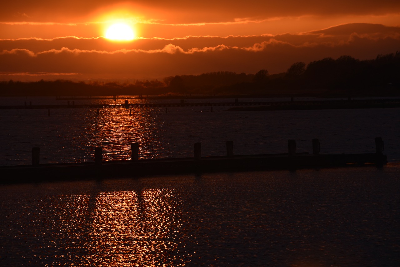 sunset  nature  evening sky free photo