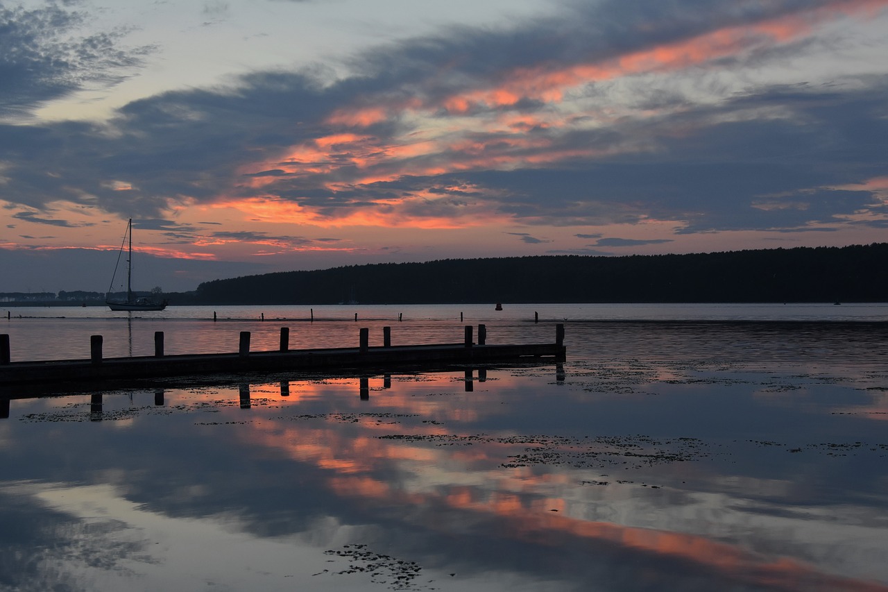 sunset  evening sky  nature free photo