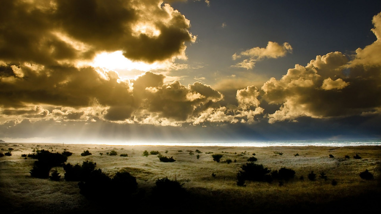 sunset sky in the evening free photo