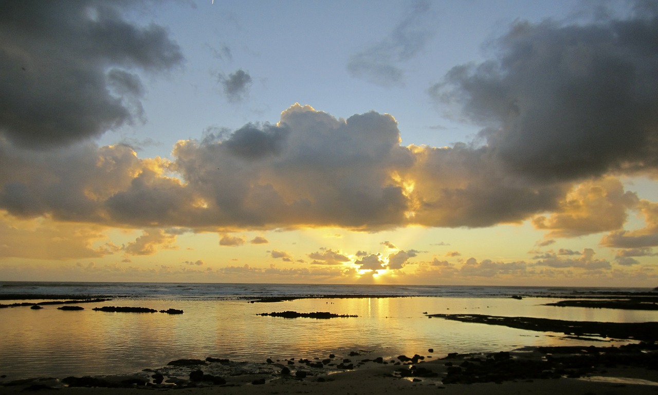 sunset twilight sand free photo