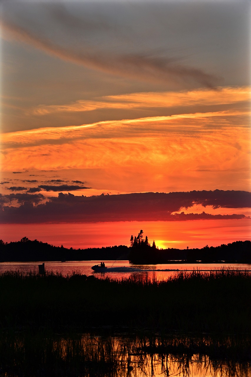 sunset  twilight  landscape free photo