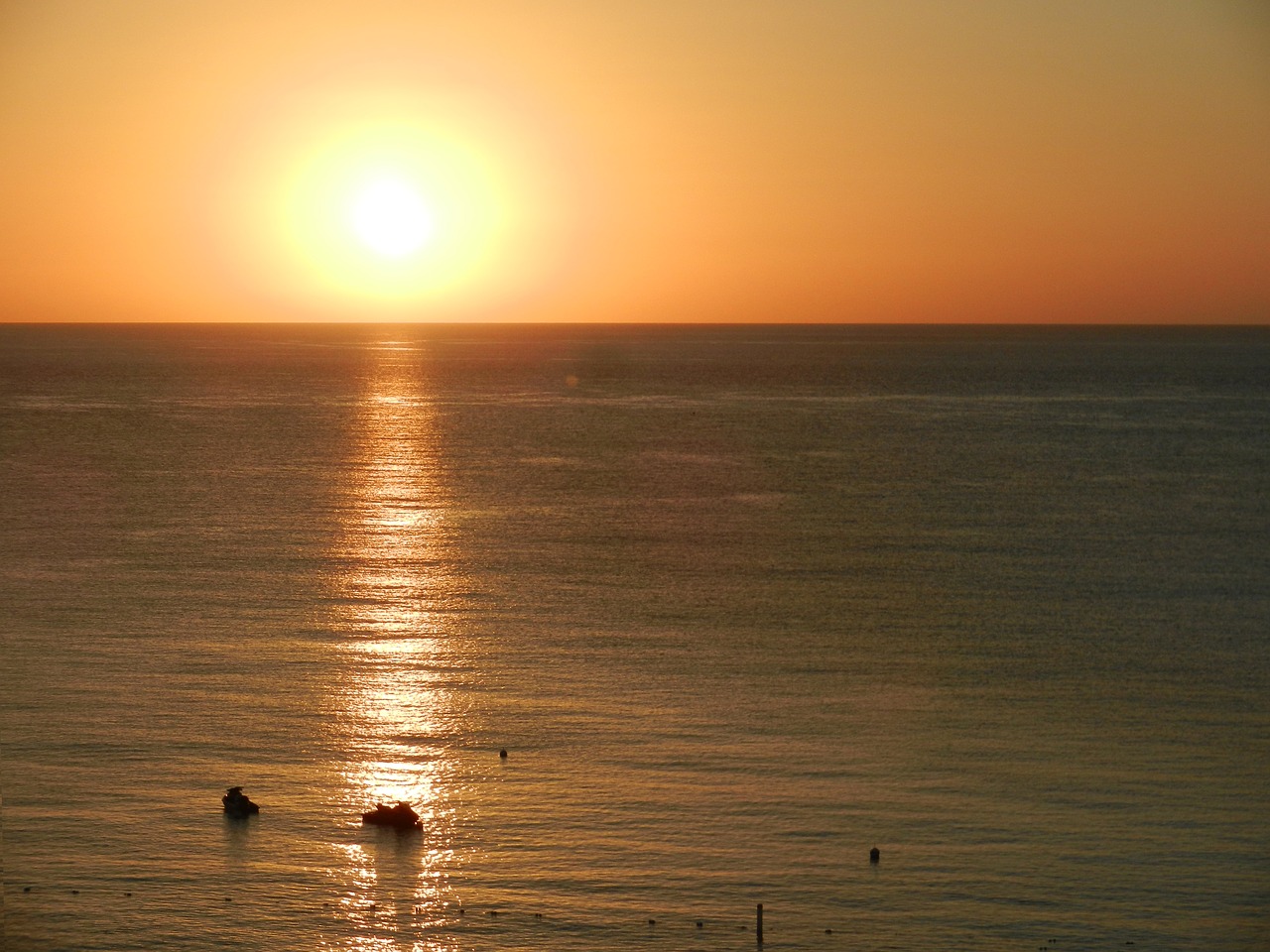sunset  caribbean  ocean free photo