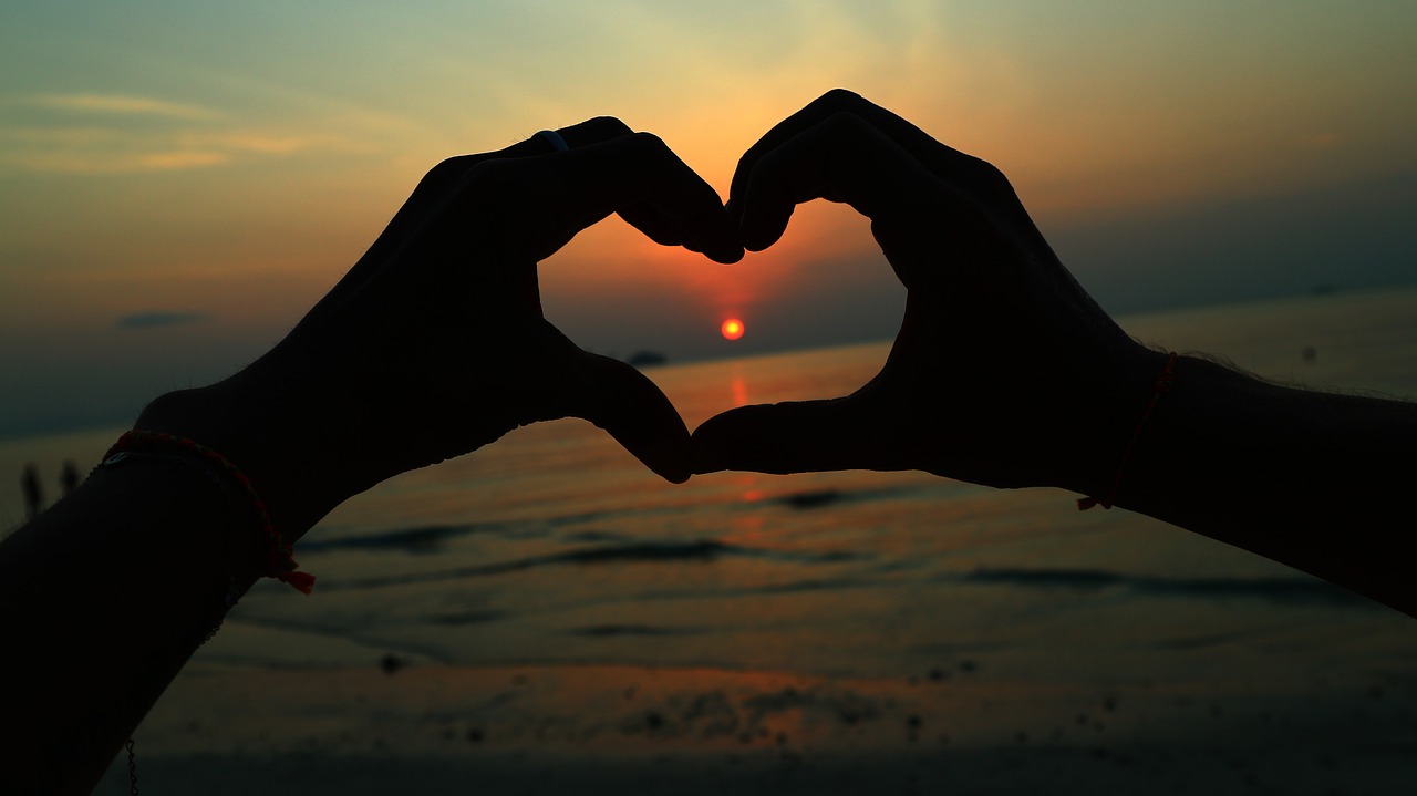 sunset  love  island free photo