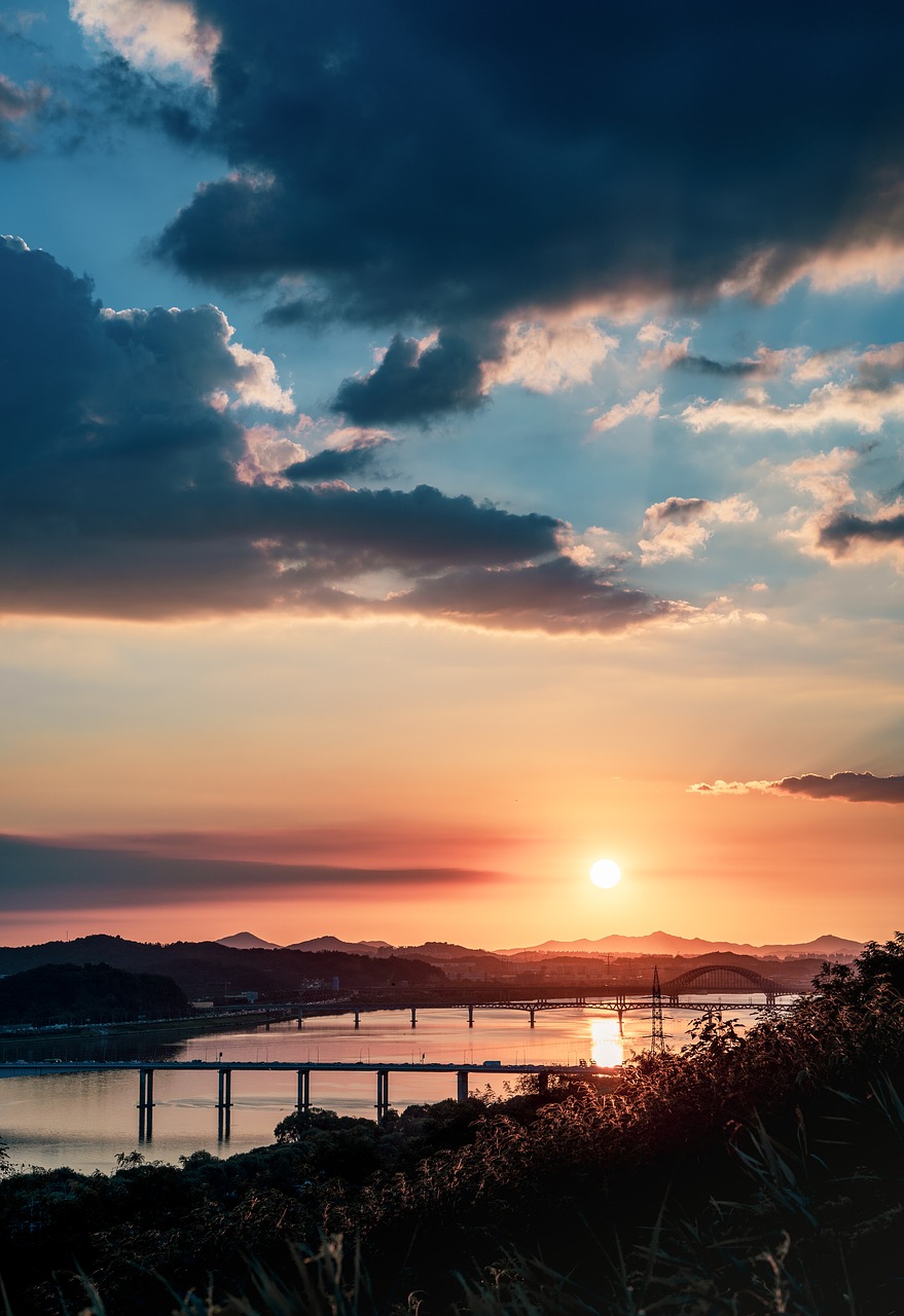 sunset  clouds  twilight free photo