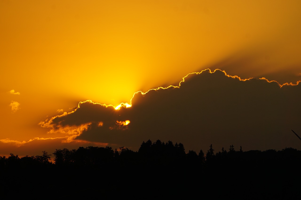 sunset  cloud  sky free photo