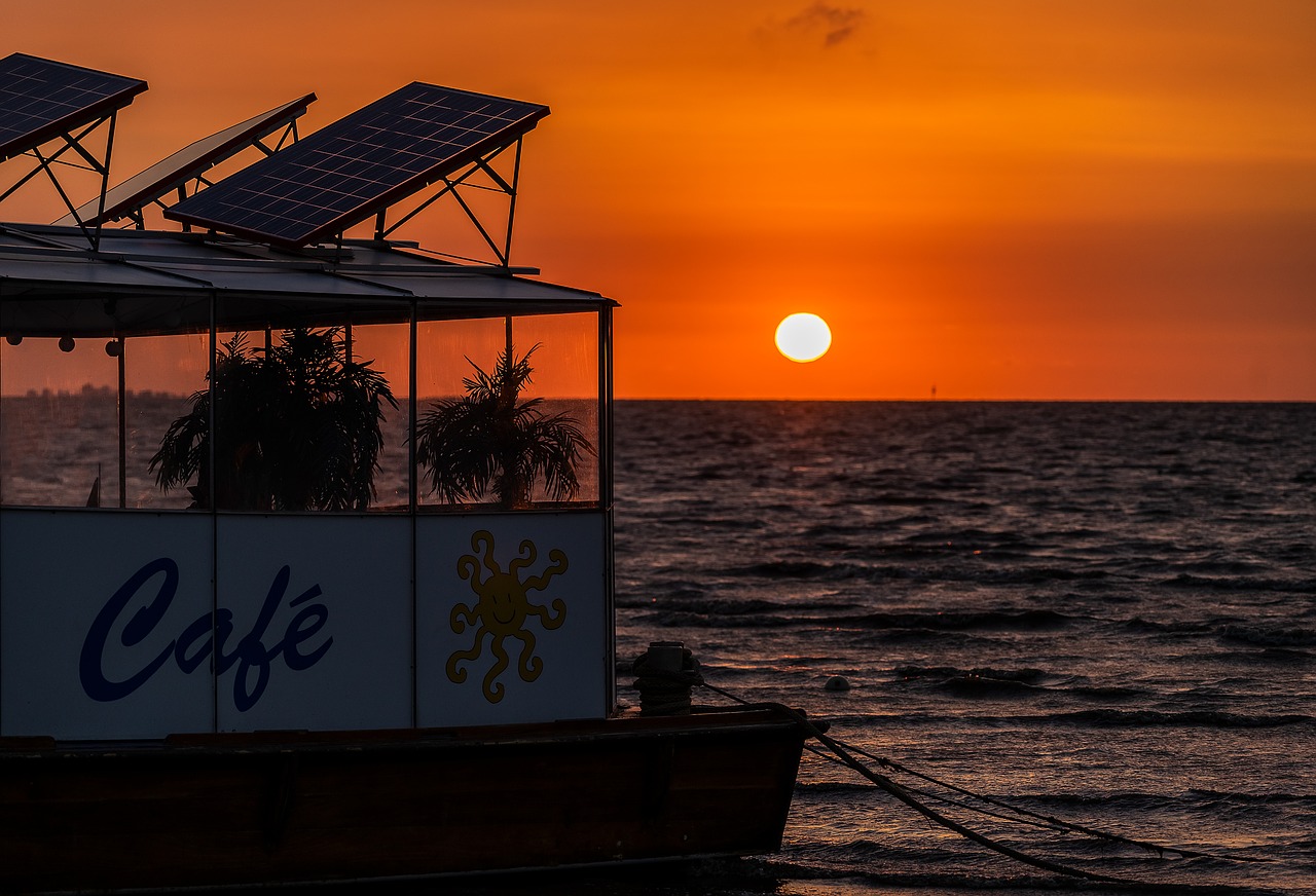 sunset  landscape  north sea free photo