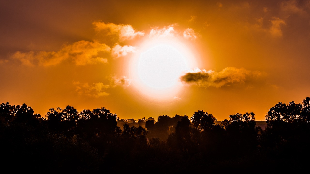 sunset  sky  clouds free photo