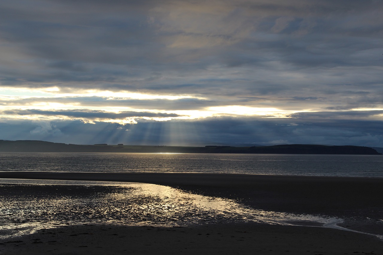 sunset  sea  clouds free photo