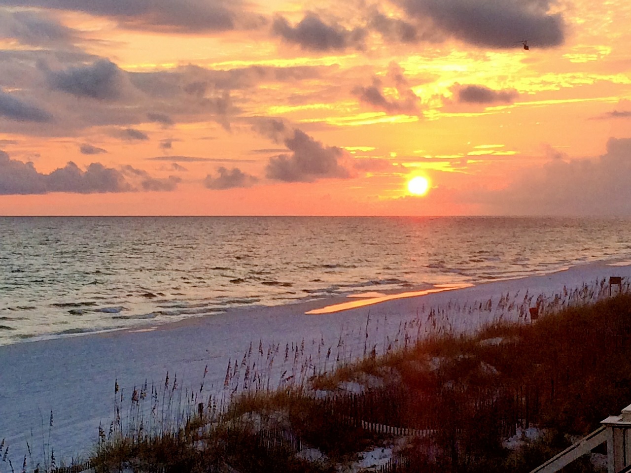 sunset beach ocean free photo