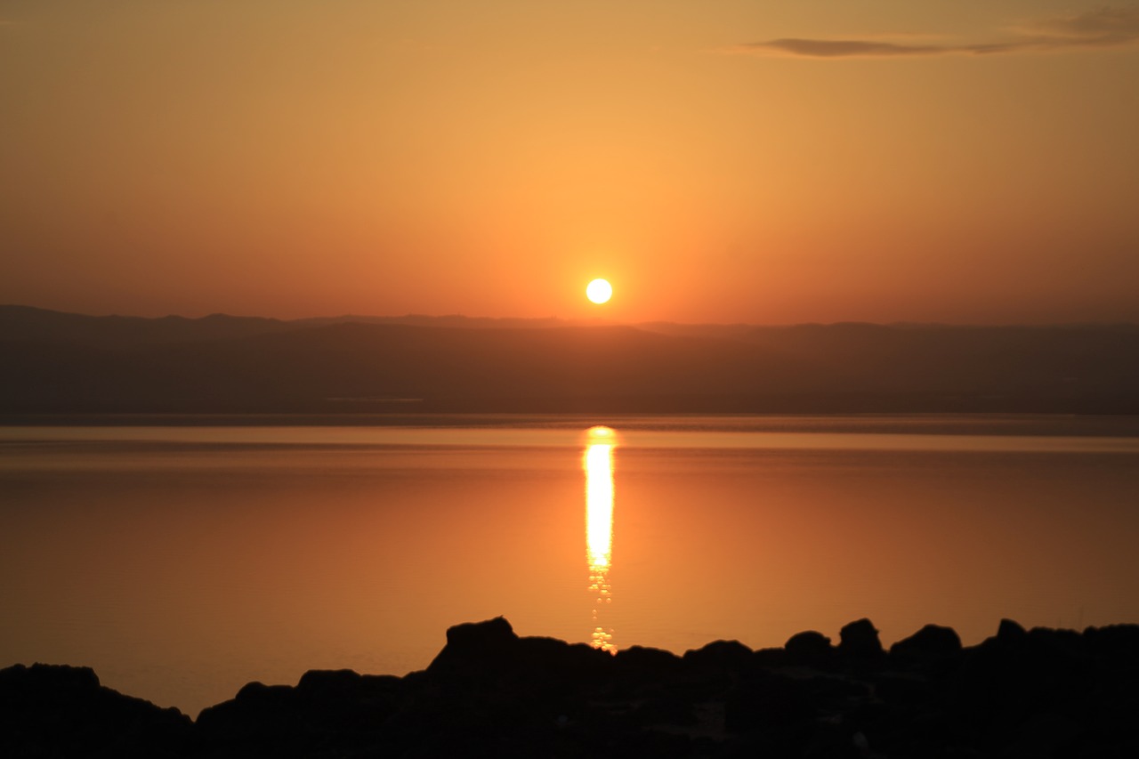 sunset  sea  beach free photo