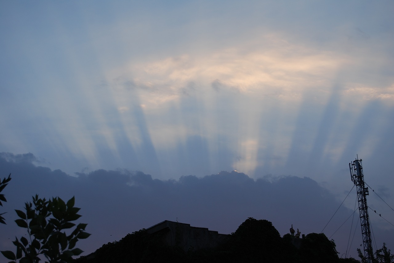 sunset  sky  clouds free photo