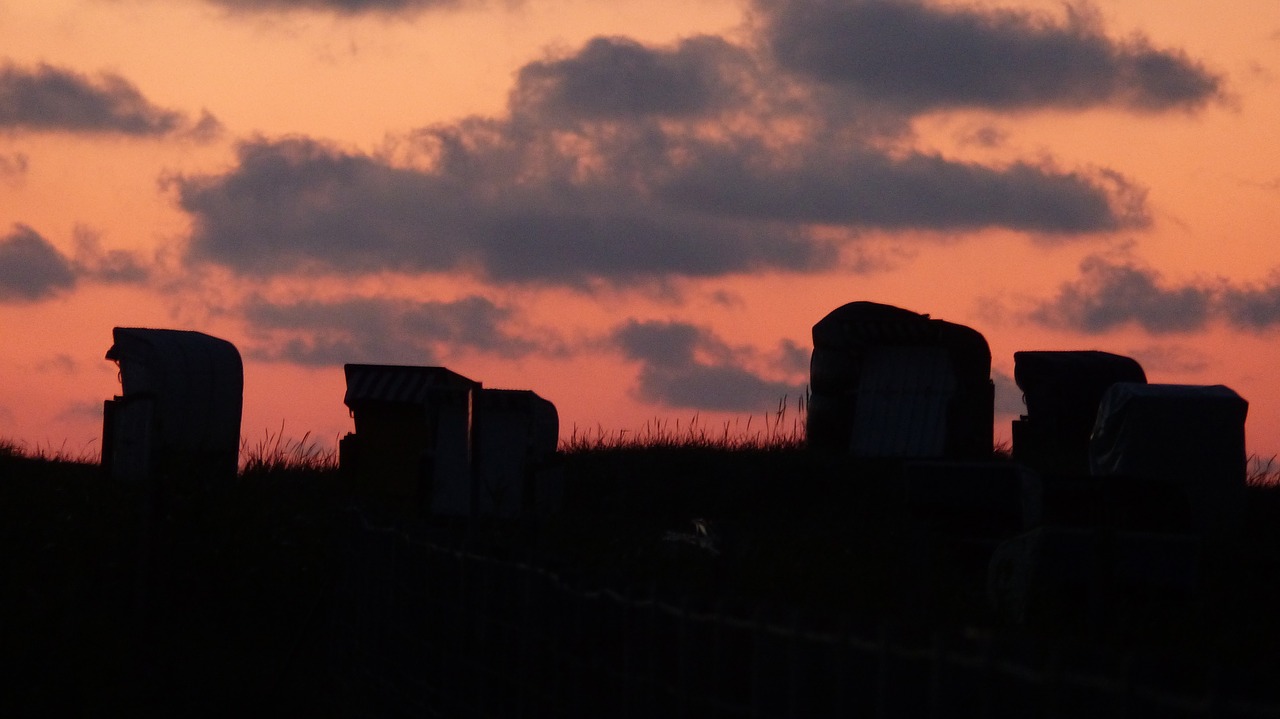 sunset  atmospheric  abendstimmung free photo