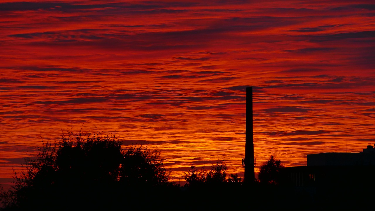 sunset  poland  nature free photo