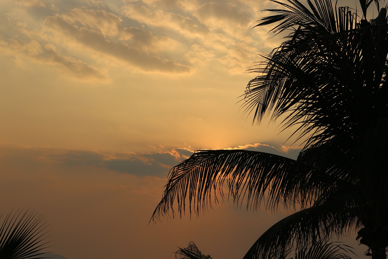 sunset  bandara  thailand free photo