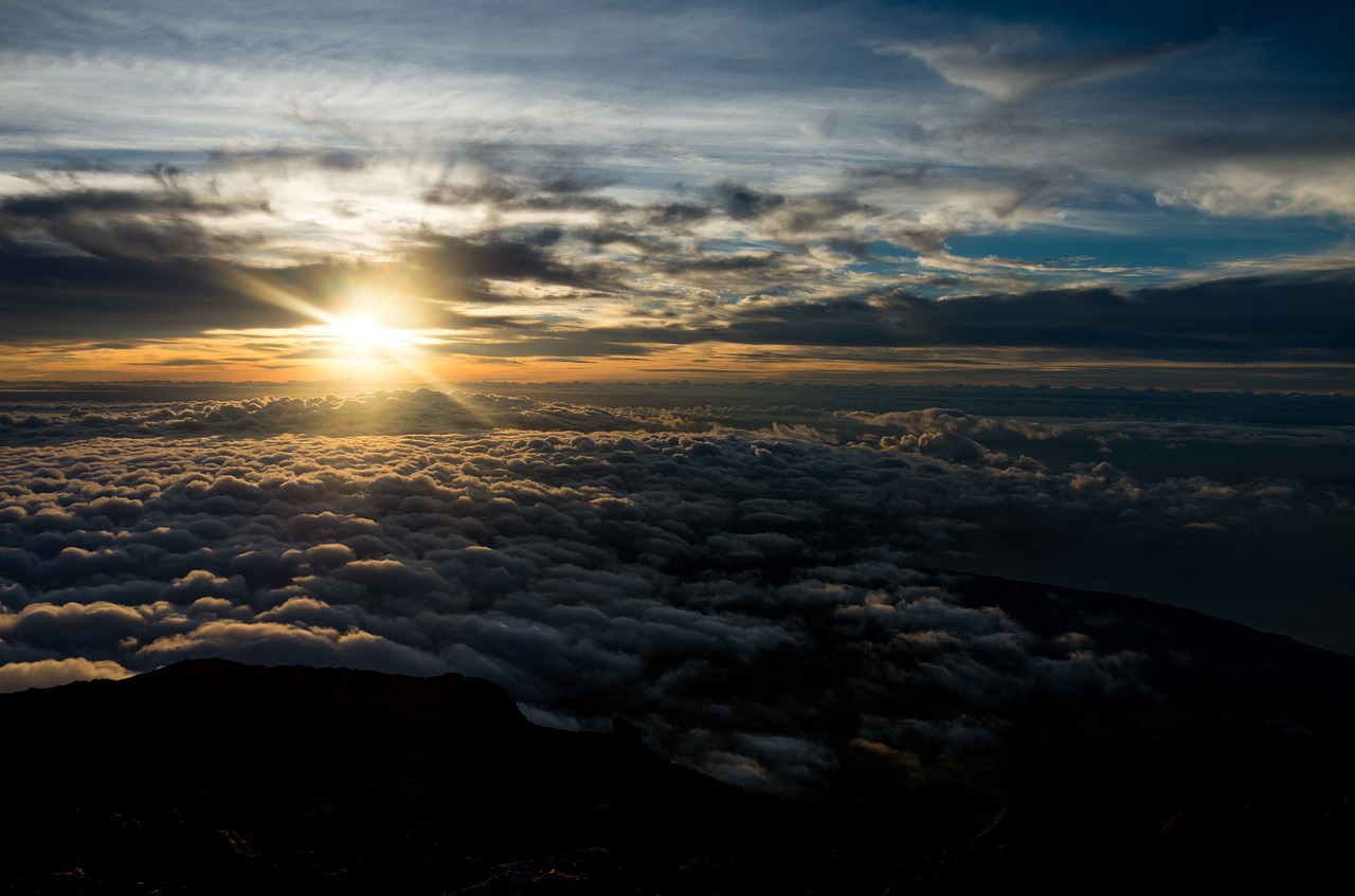 sunset  clouds  sky free photo