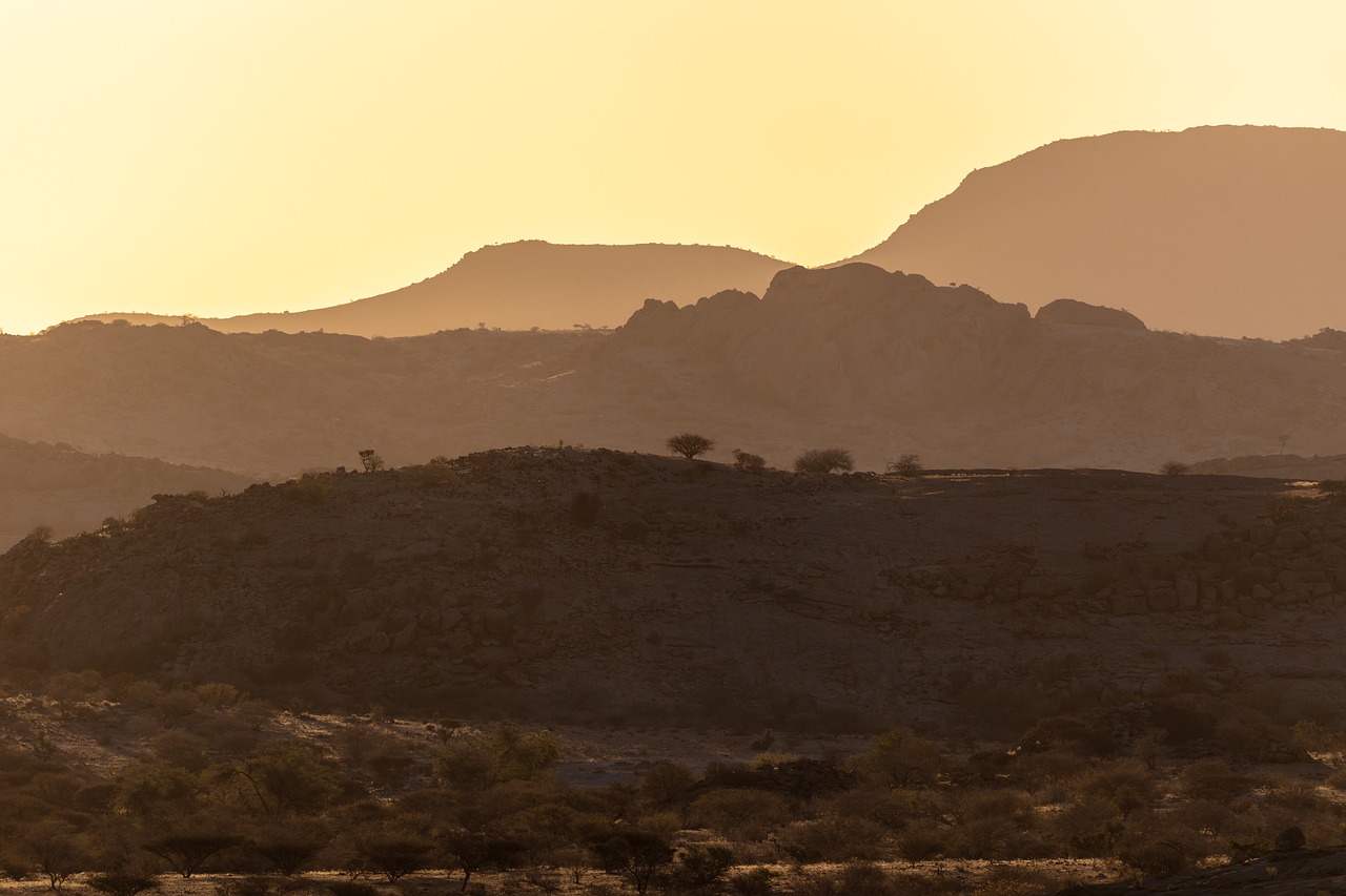 sunset  africa  namibia free photo