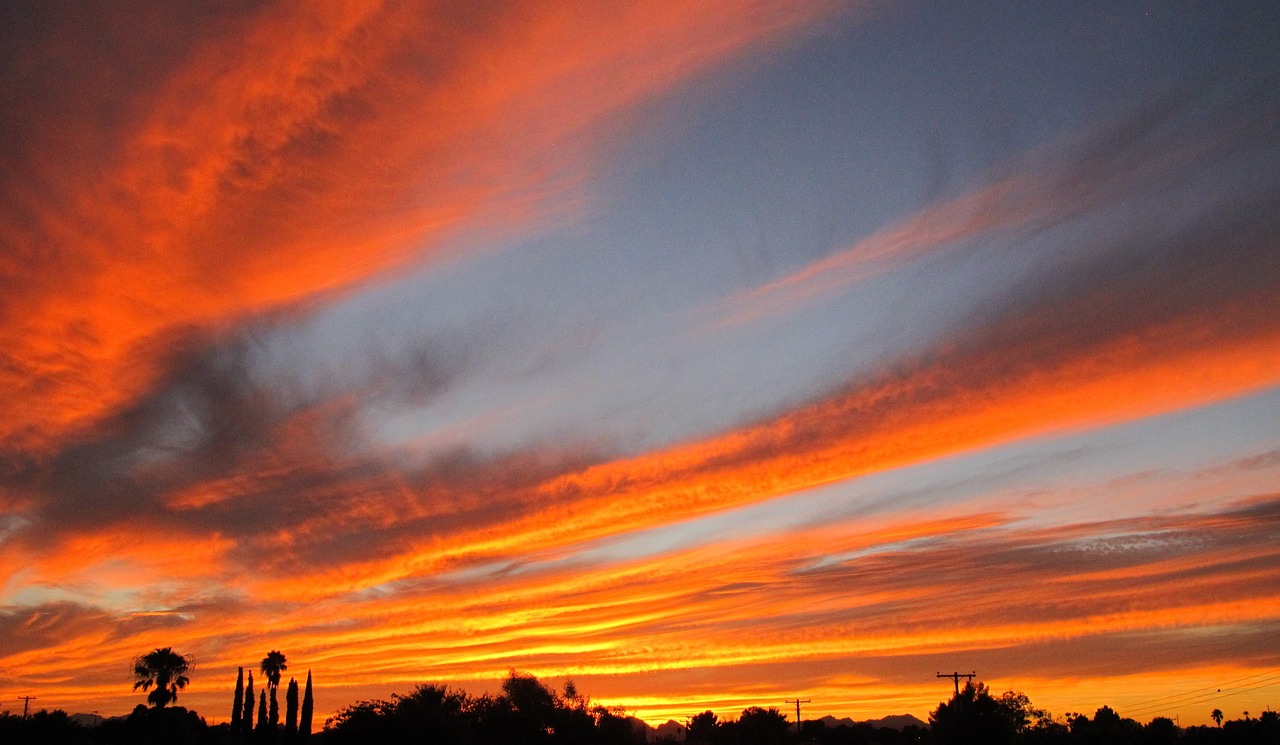 sunset  sky  desert free photo