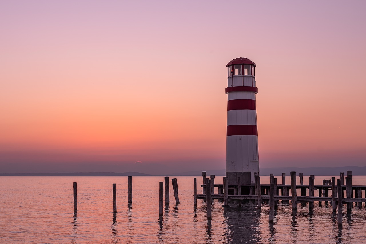 sunset  podersdorf am see  neusiedler see free photo