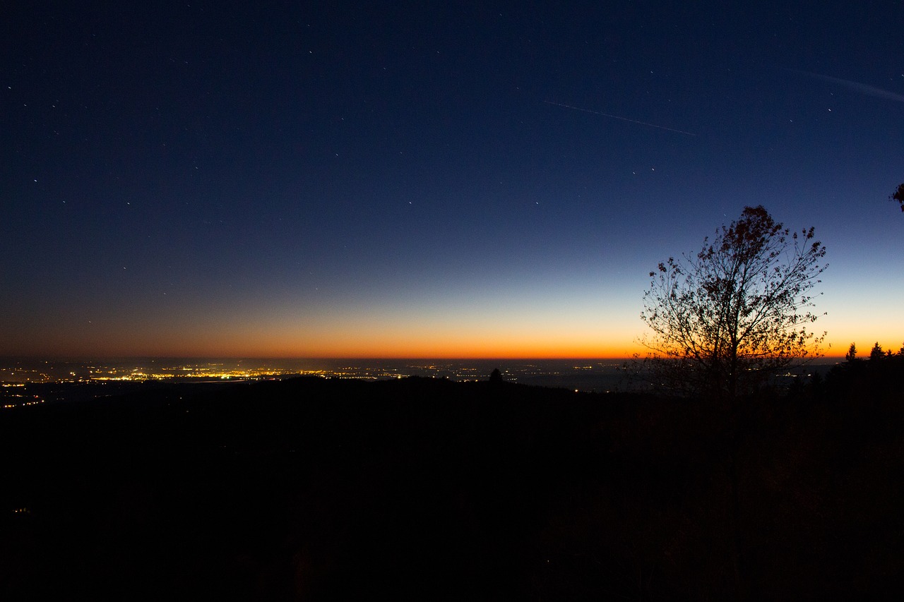 sunset  twilight  evening free photo