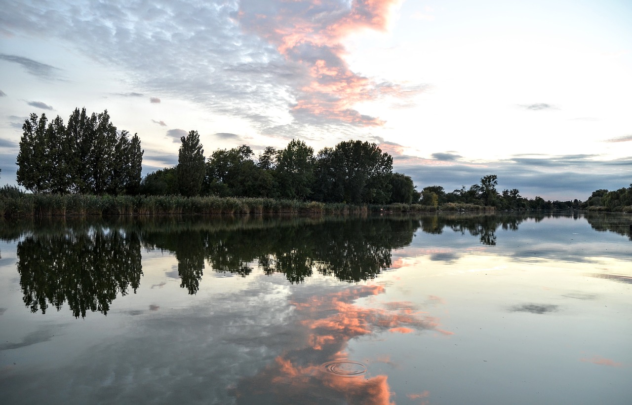 sunset  mirror  colors free photo