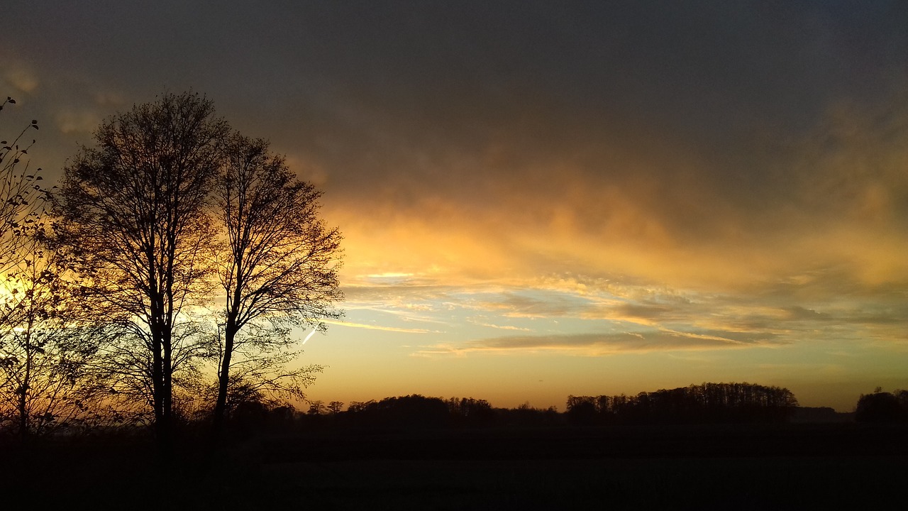 sunset  clouds  sky free photo