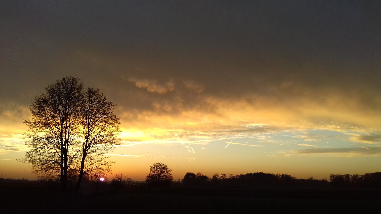 sunset  clouds  sky free photo