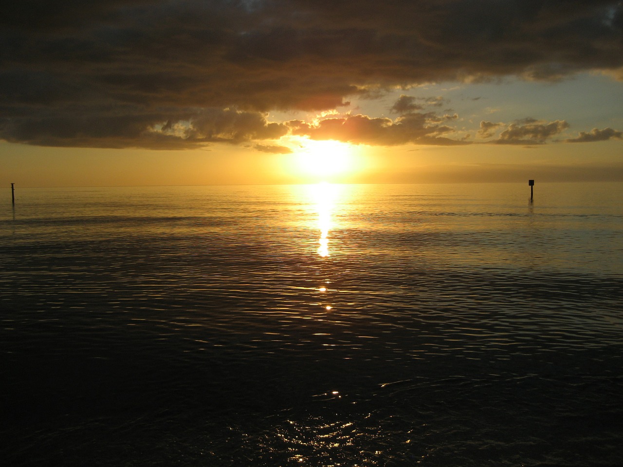 sunset beach florida free photo