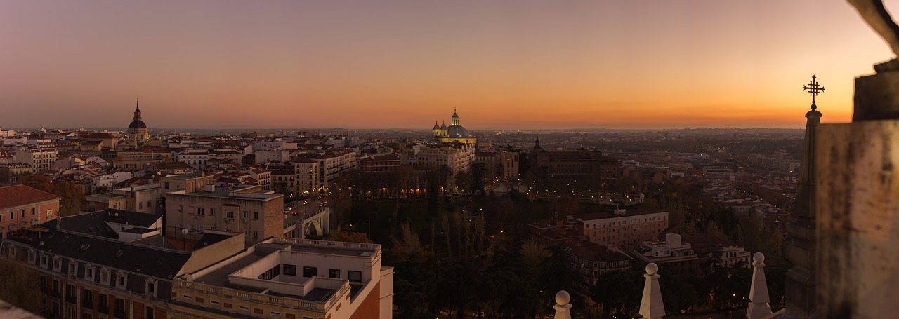 sunset  panoramic  horizontal free photo