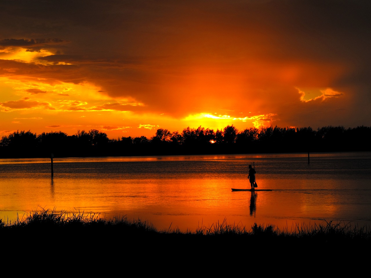 sunset  landscape  nature free photo