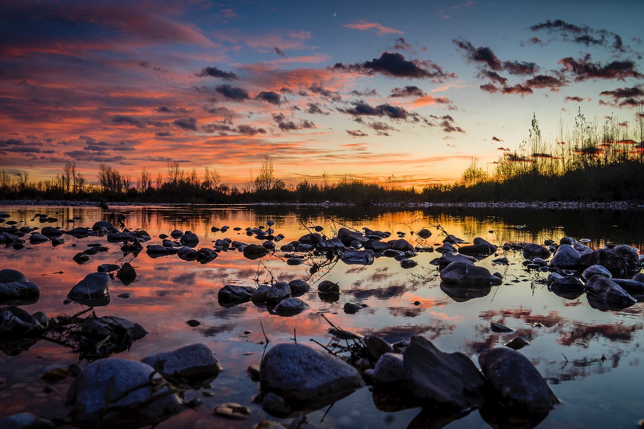 sunset  landscape  sunrise free photo