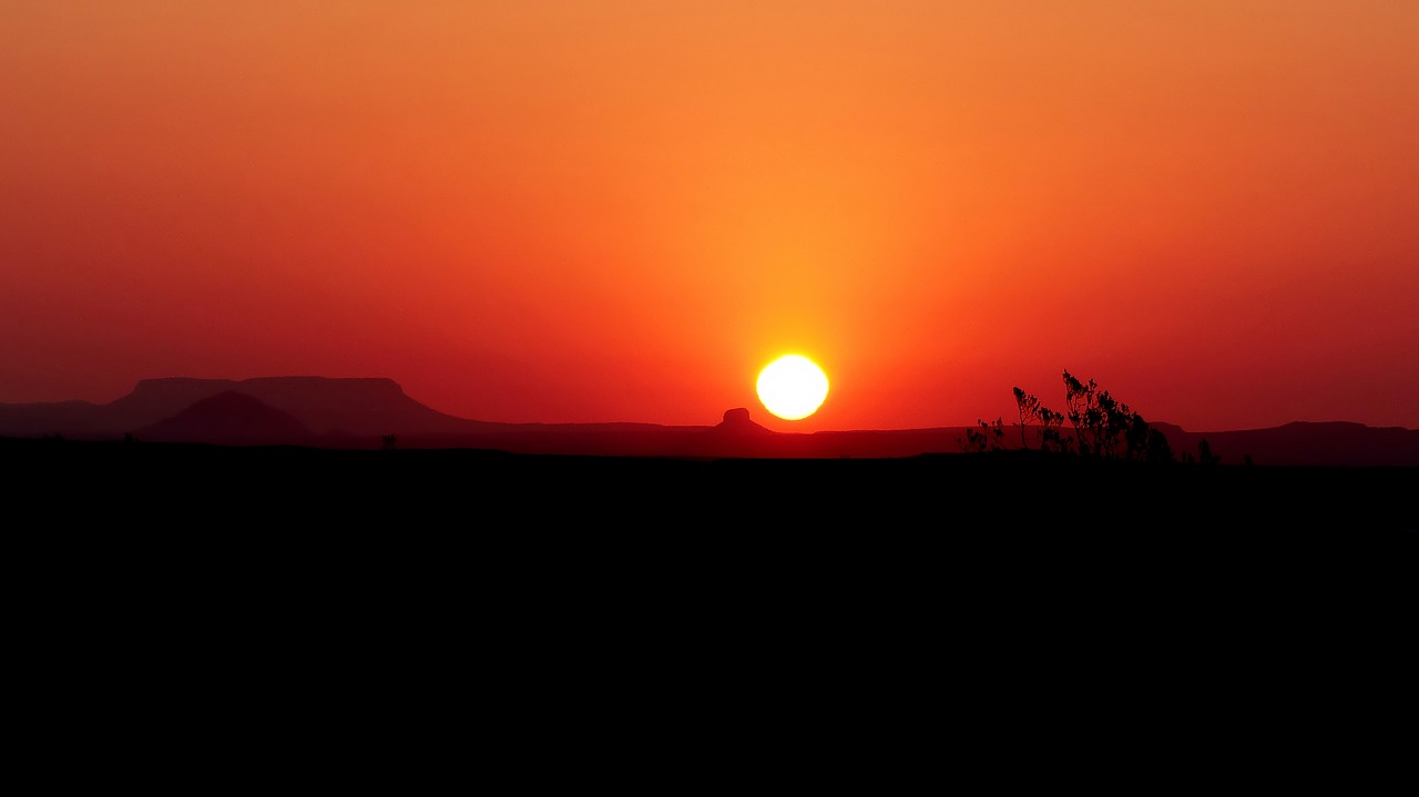 sunset  america  park free photo