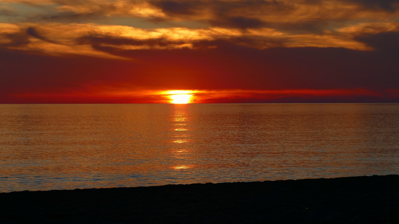 sunset  mediterranean  sky free photo