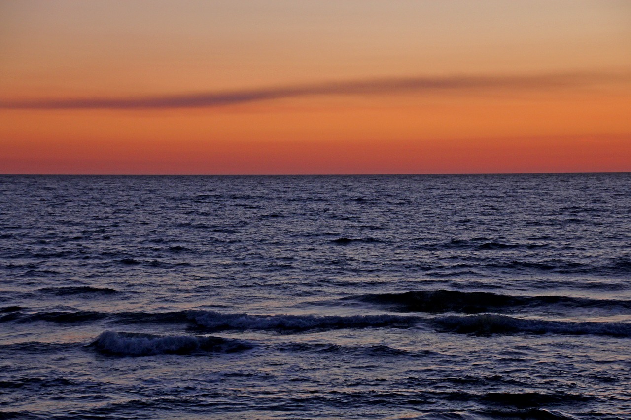 sunset  sea  mood free photo