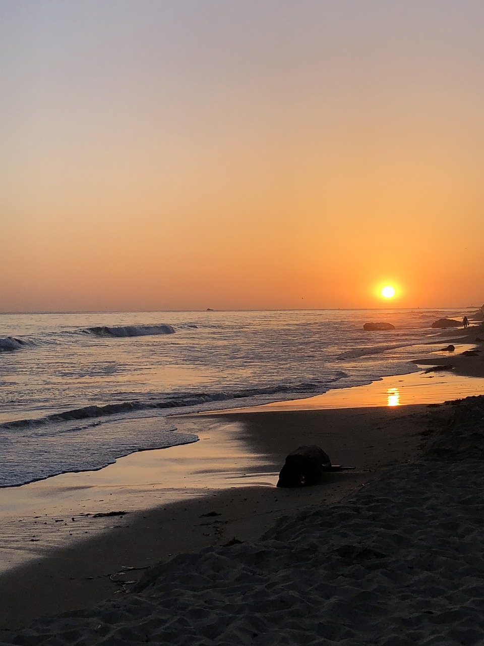sunset  pacific  beach free photo