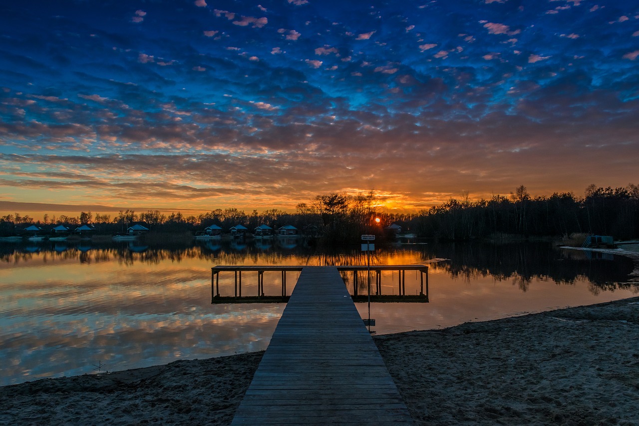 sunset  water  park free photo