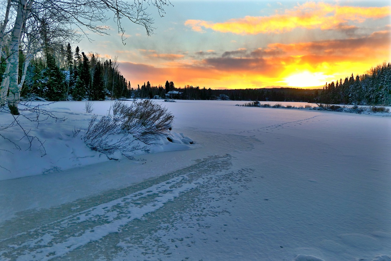 sunset  landscape  nature free photo