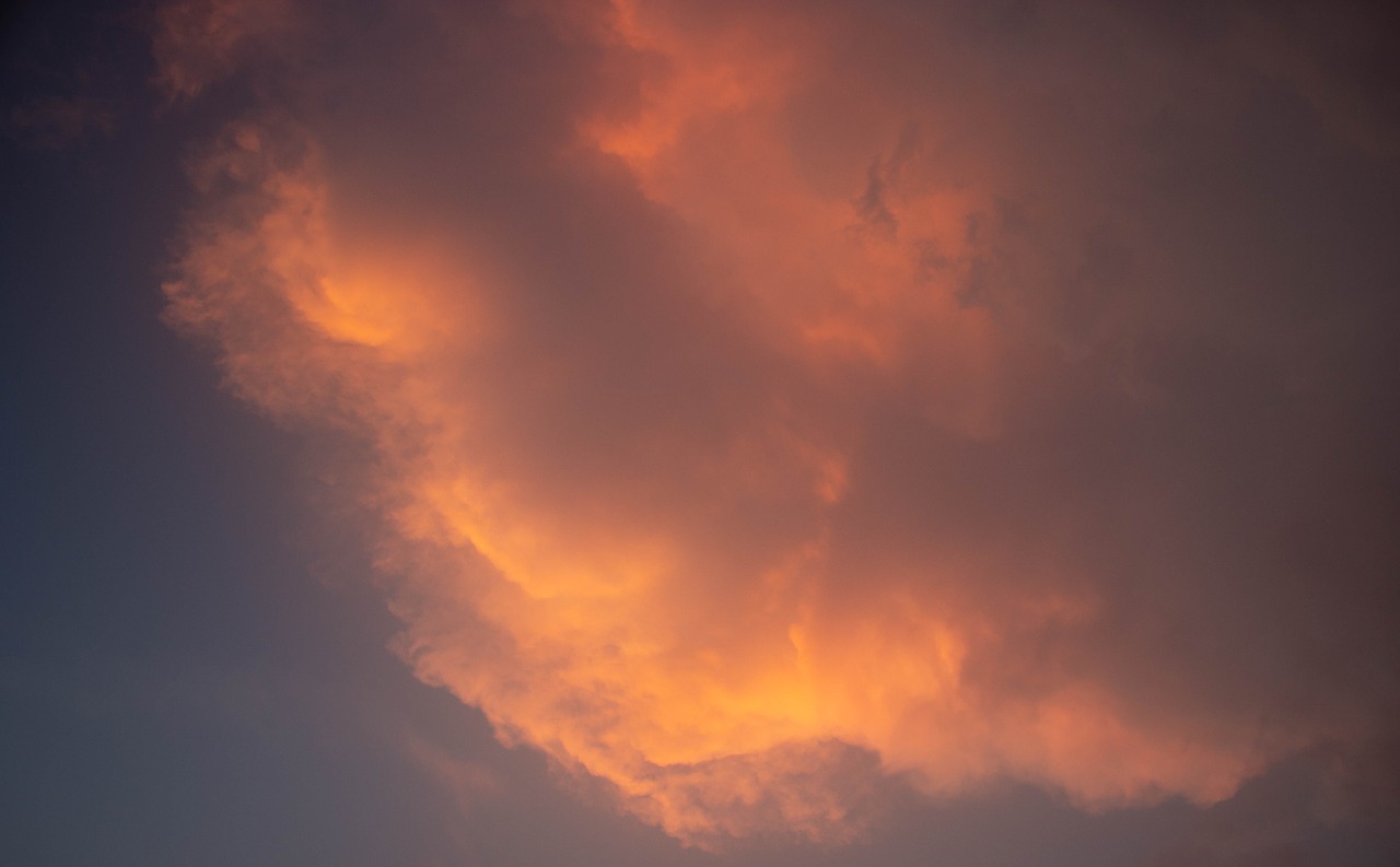 sunset  clouds  tropical sunset free photo