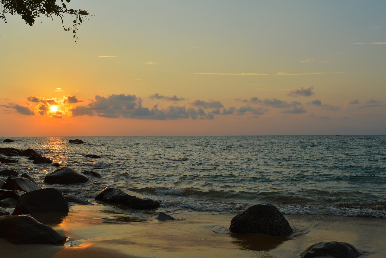 sunset  evening  sky free photo